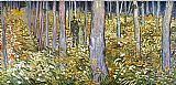 Couple Canvas Paintings - Couple walking in the forest
